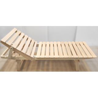 Лежак для отдыха раскладной  с регулируемой спинкой