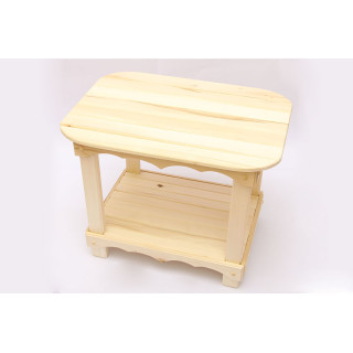 Стол журнальный массив липы