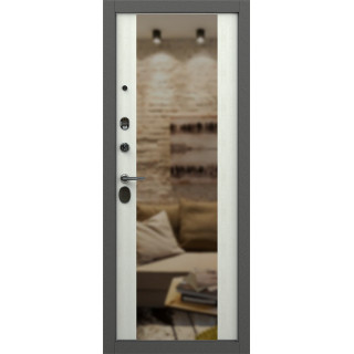 Входная металлическая дверь Acoustic 410 с зеркалом