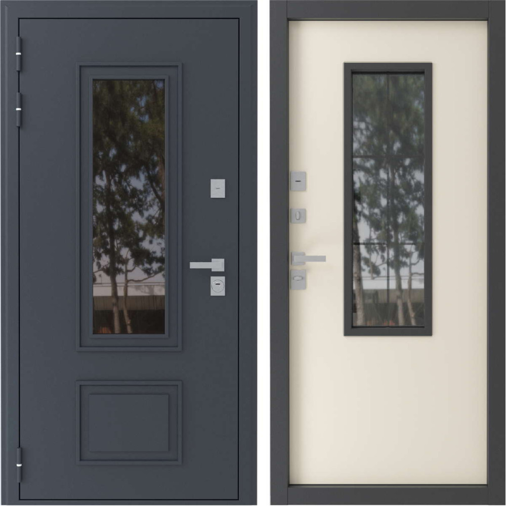 Входная морозостойкая дверь c терморазрывом Люми Классик